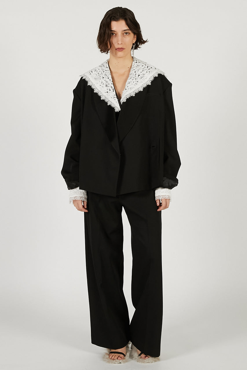 Lace Collar Shirt - 2026 SPRING