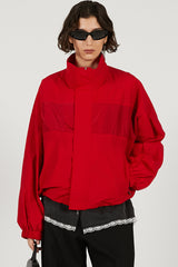 Light Taffeta Track Blouson