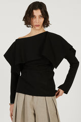 Slit Neck Cover Top