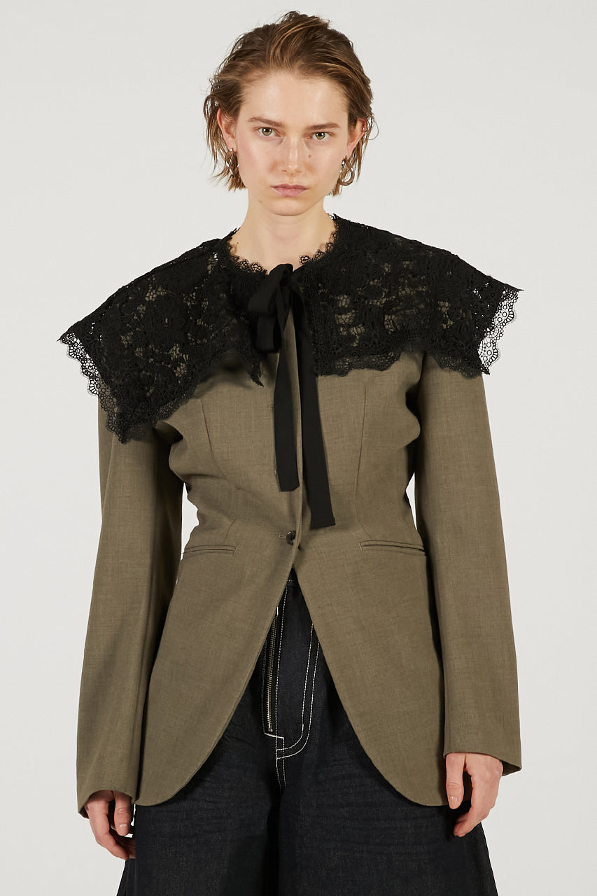 Square Lace Collar - 2026 SPRING