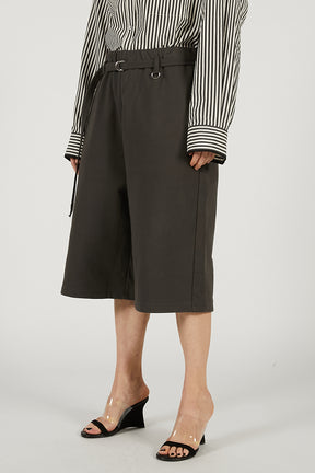 Belted Sweat Shorts - 2026 SPRING