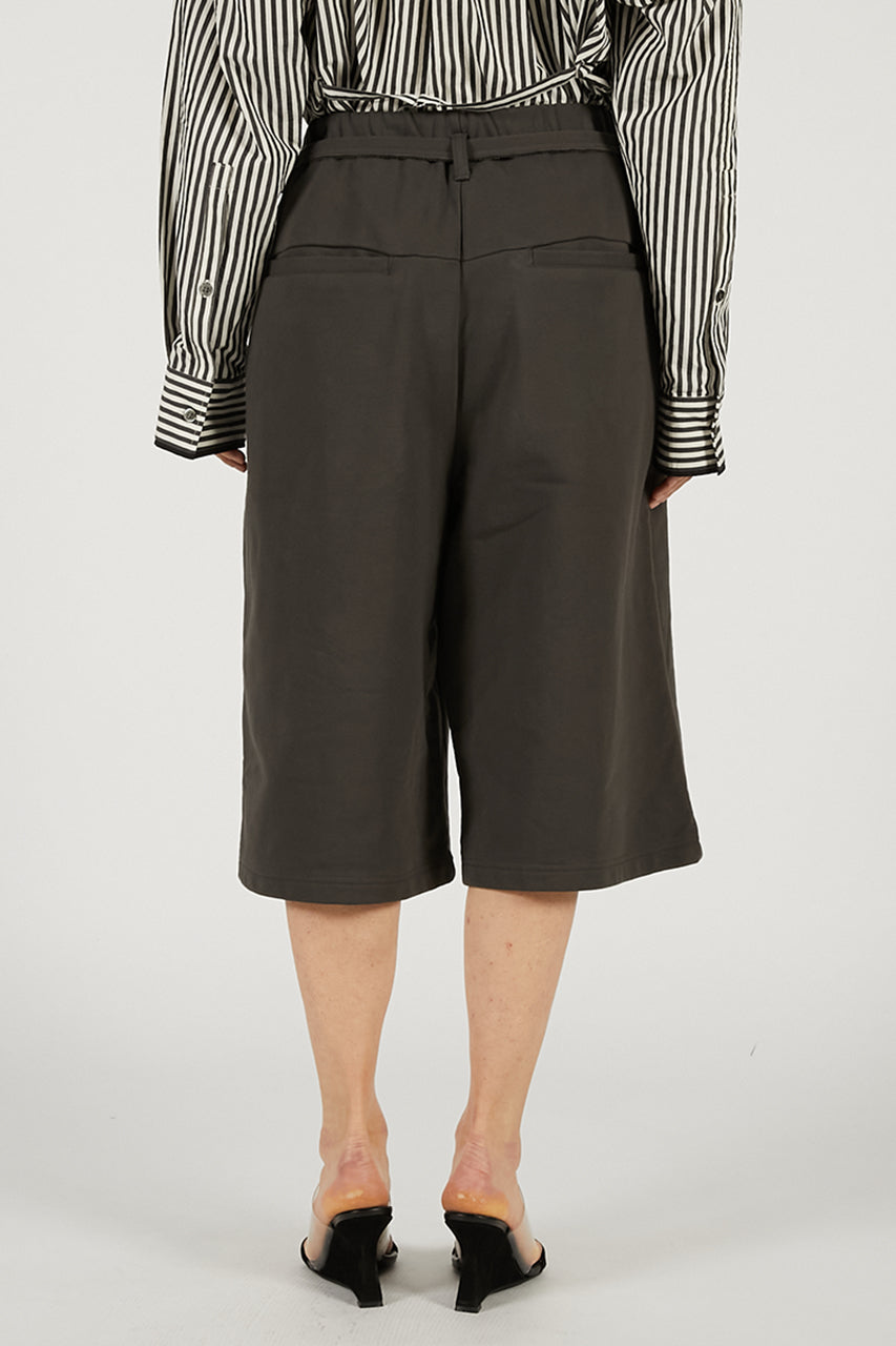 Belted Sweat Shorts - 2026 SPRING