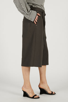 Belted Sweat Shorts - 2026 SPRING