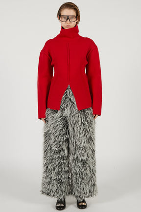 Heavy Turtleneck Knit Tunic