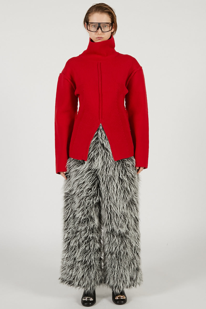 Heavy Turtleneck Knit Tunic