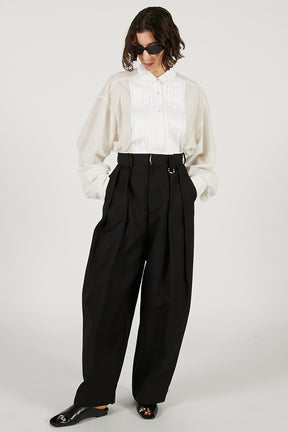 Volume-Tuck High-Waist Pants - 2026 SPRING