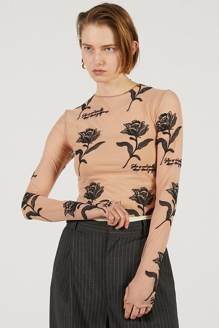 Flower Embroidery Tops - 2026 SPRING