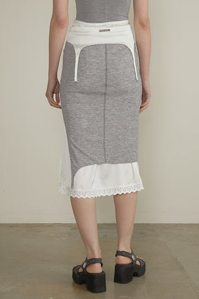 【25 SPRING PRE ORDER】Layered Lingerie Skirt