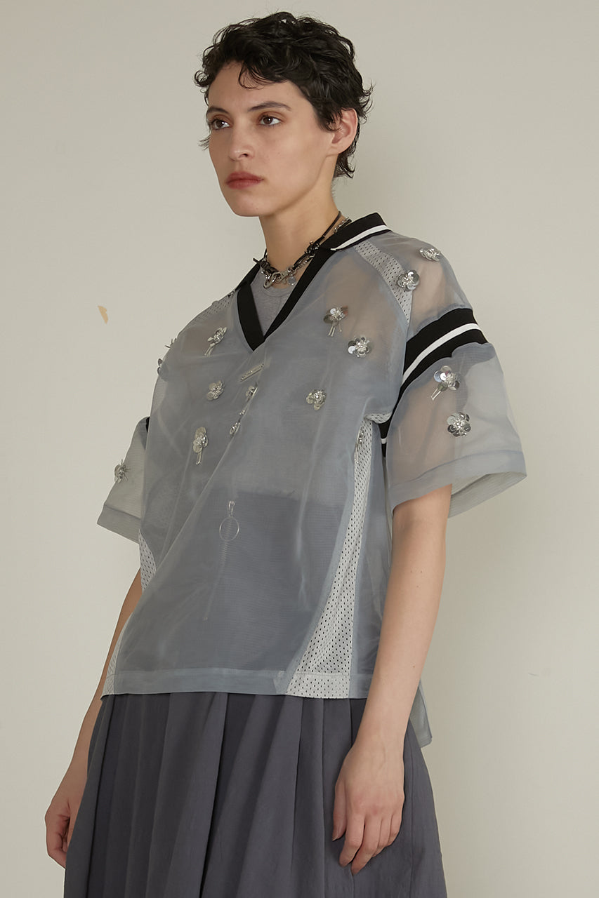 【25 SPRING PRE ORDER】Bejeweled Uniform Top