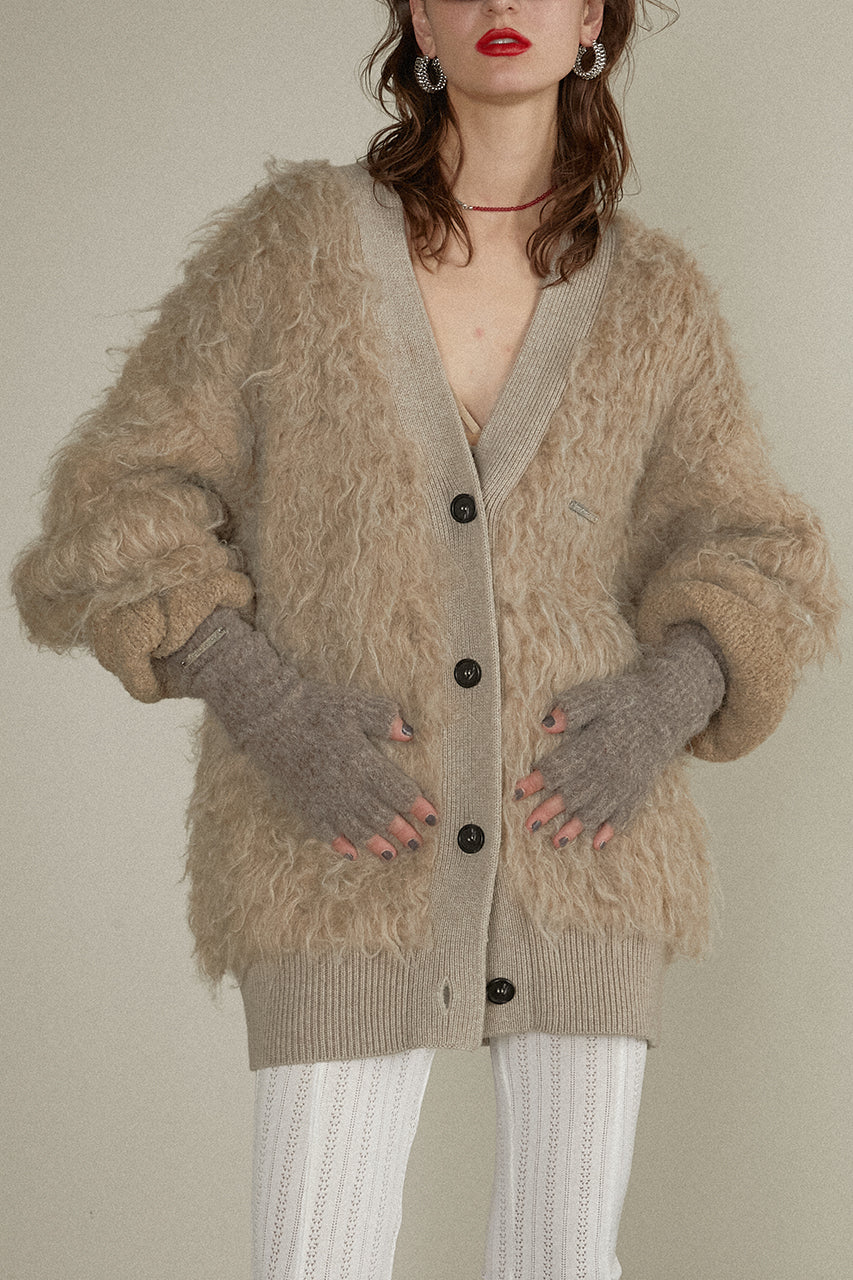 Long Shaggy Cardigan