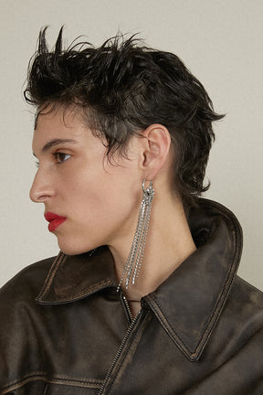 Asymmetrical Chain Earrings