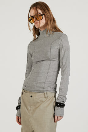 High-Neck Line Skin Top - 2026 SPRING