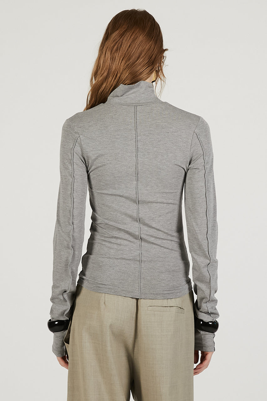 High-Neck Line Skin Top - 2026 SPRING