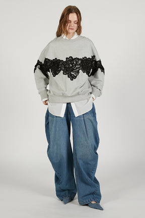 Lace Sweatshirt - PRE ORDER
