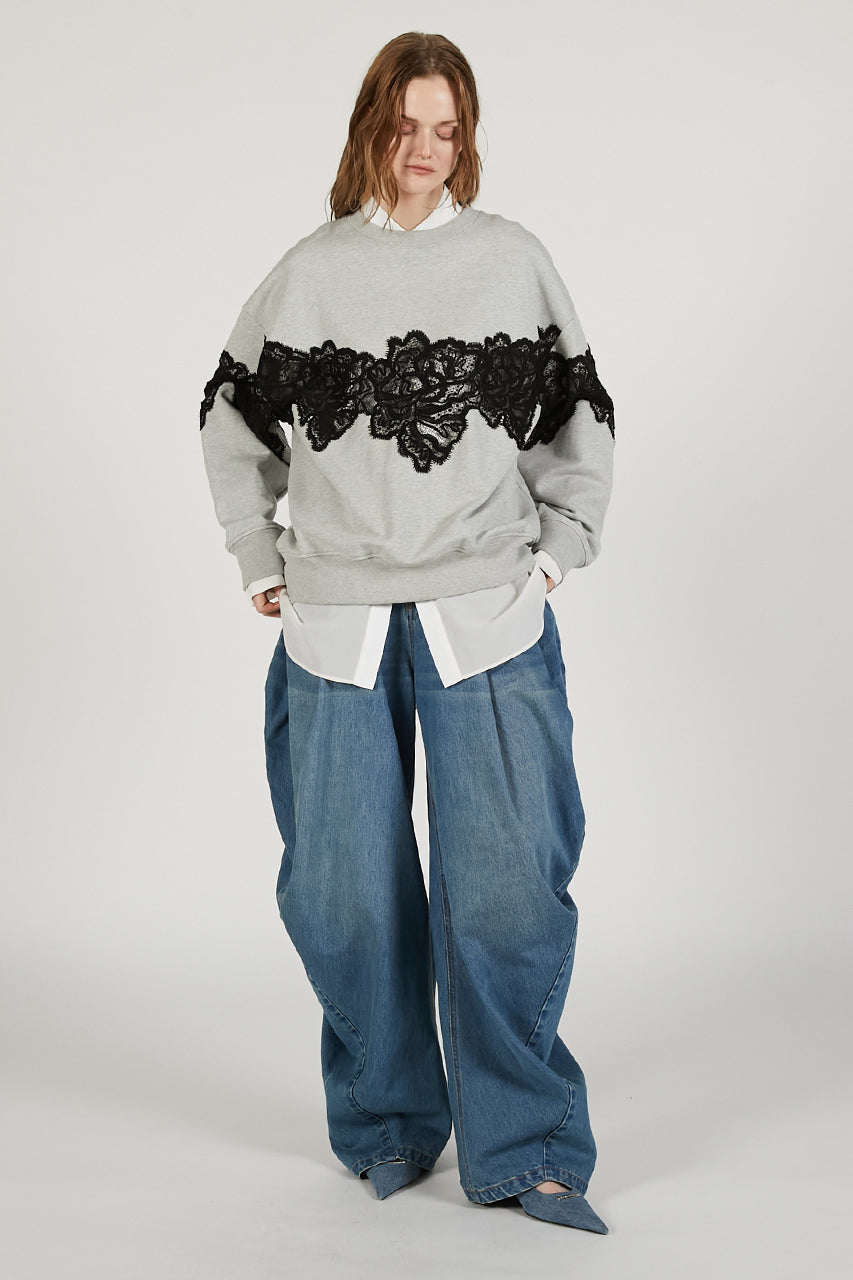Lace Sweatshirt - PRE ORDER