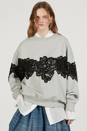 Lace Sweatshirt - PRE ORDER