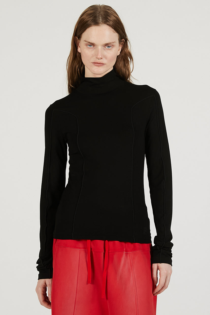 High-Neck Line Skin Top - 2026 SPRING