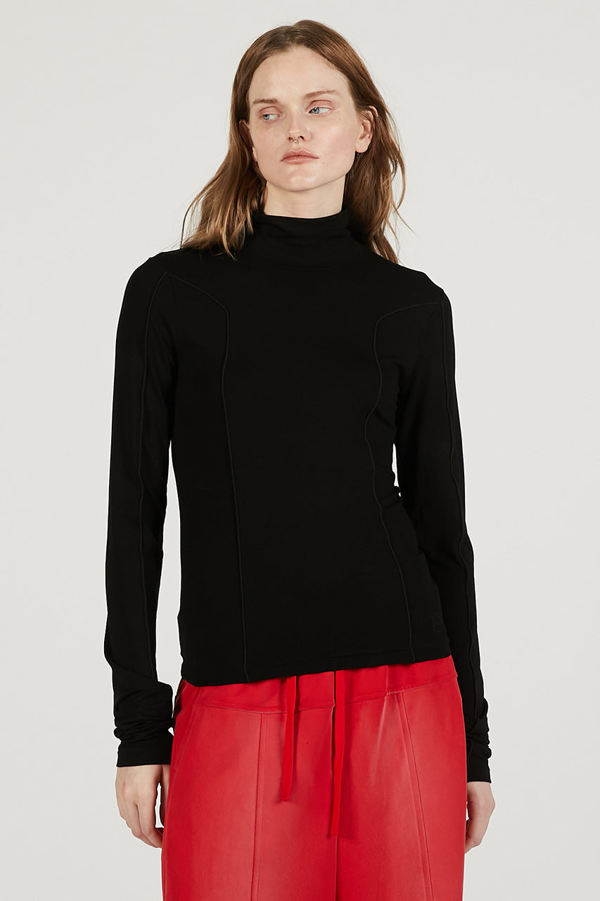 High-Neck Line Skin Top - 2026 SPRING