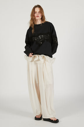 Peplum Balloon Pants