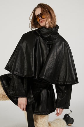 Low-Belted Padded Blouson - SALE