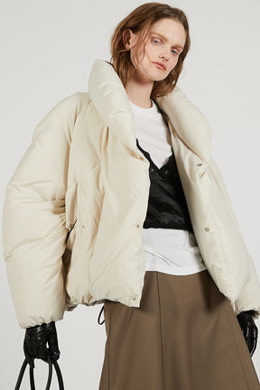 Shawl Collar Short Down - SALE