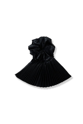 Pleated Drop Scrunchie