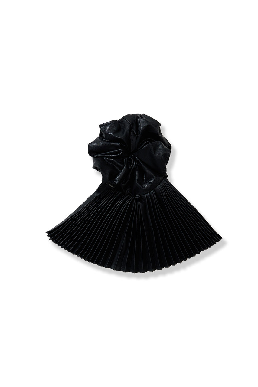 Pleated Drop Scrunchie