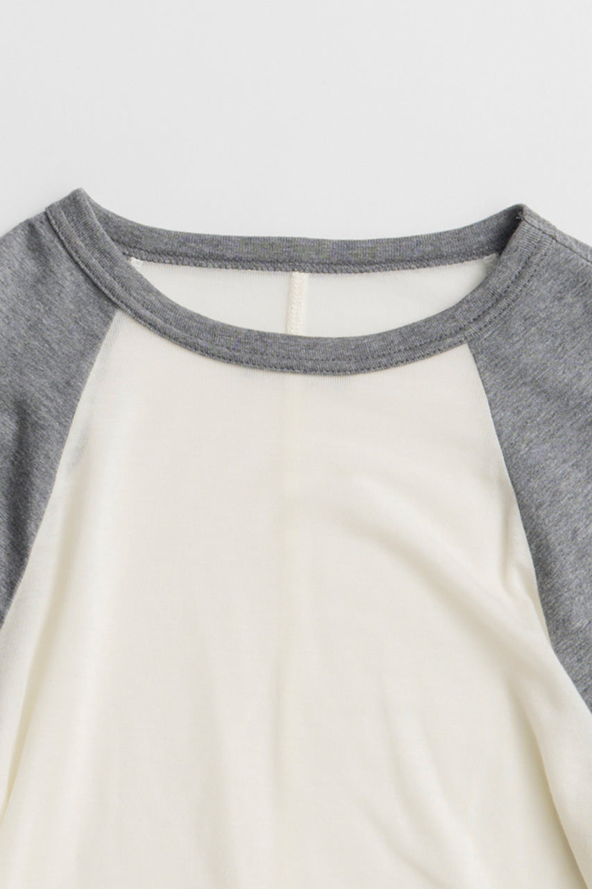 Cashmere Silk Raglan Long Sleeve T-Shirt - 2026AUTUMN