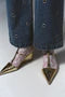 T-Strap Stretch Sandals