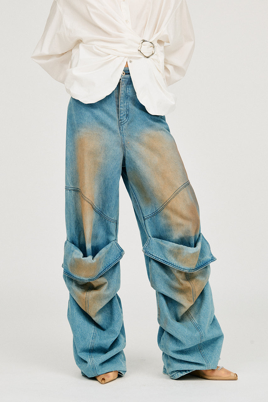 Faux Boots Denim