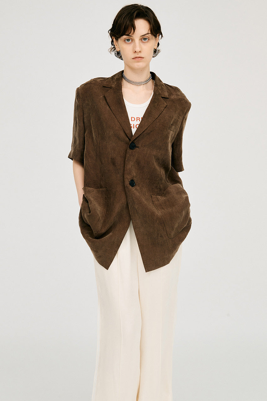 Fibril Half-Sleeve Jacket - 26SUMMER