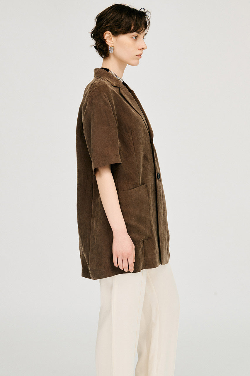 Fibril Half-Sleeve Jacket - 26SUMMER