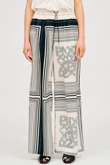 Scarf Print Pants