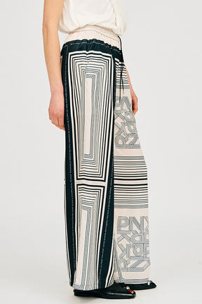 Scarf Print Pants - PRE ORDER