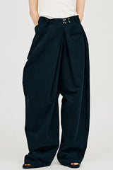 Asymmetrical Drape Pants - PRE ORDER