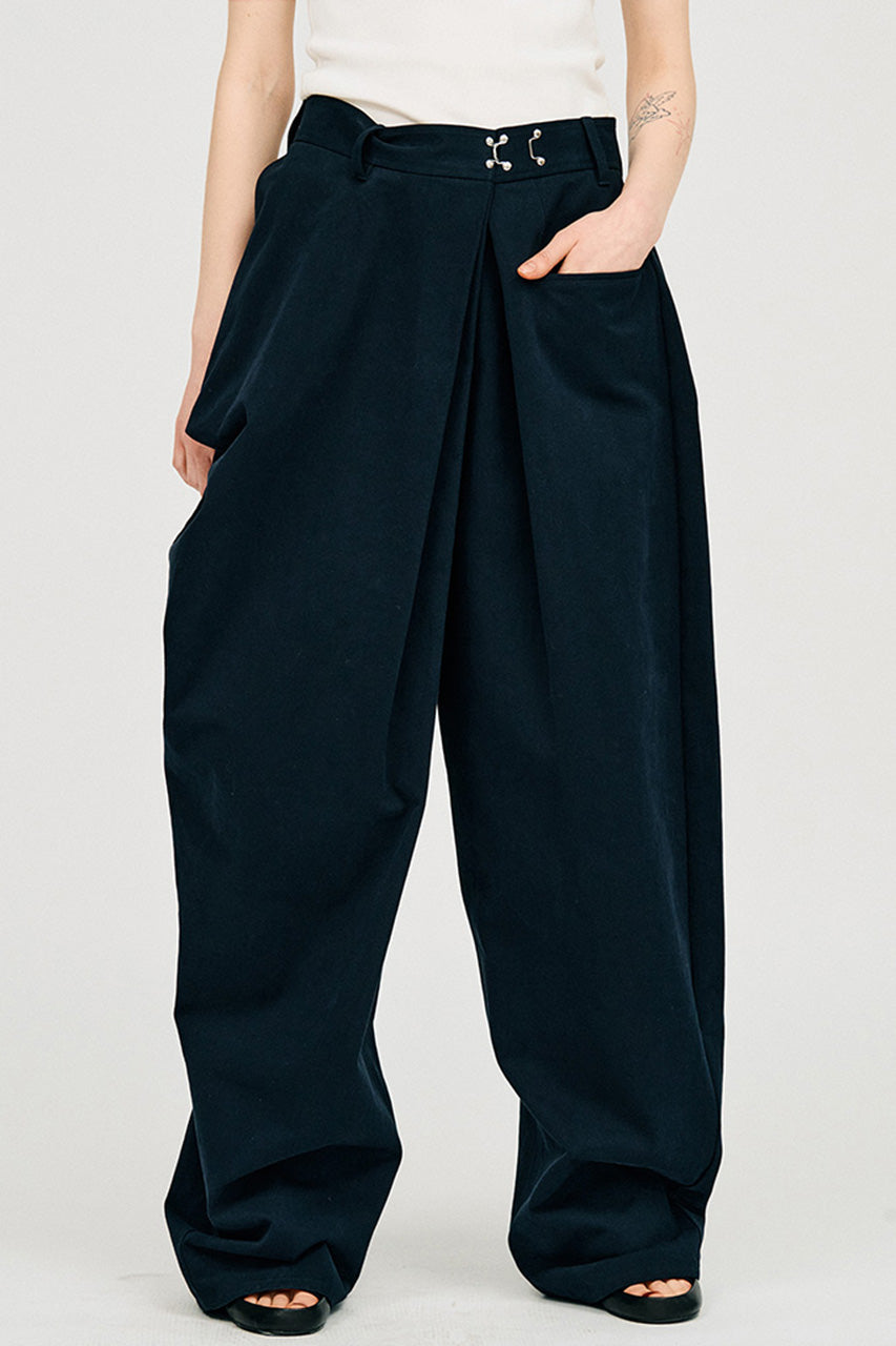 Asymmetrical Drape Pants - PRE ORDER