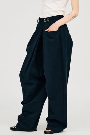 Asymmetrical Drape Pants - PRE ORDER