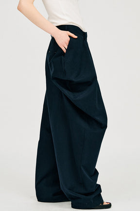 Asymmetrical Drape Pants - PRE ORDER