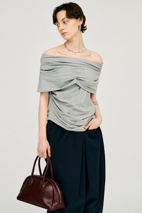 Asymmetrical Drape Top