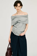 Asymmetrical Drape Top