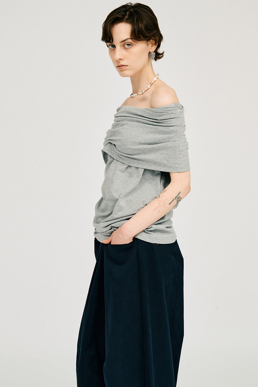 Asymmetrical Drape Top