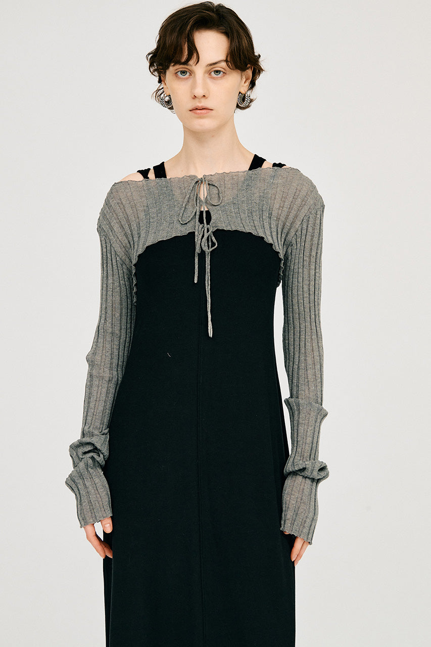 2WAY Sheer Rib Bolero - 26SUMMER