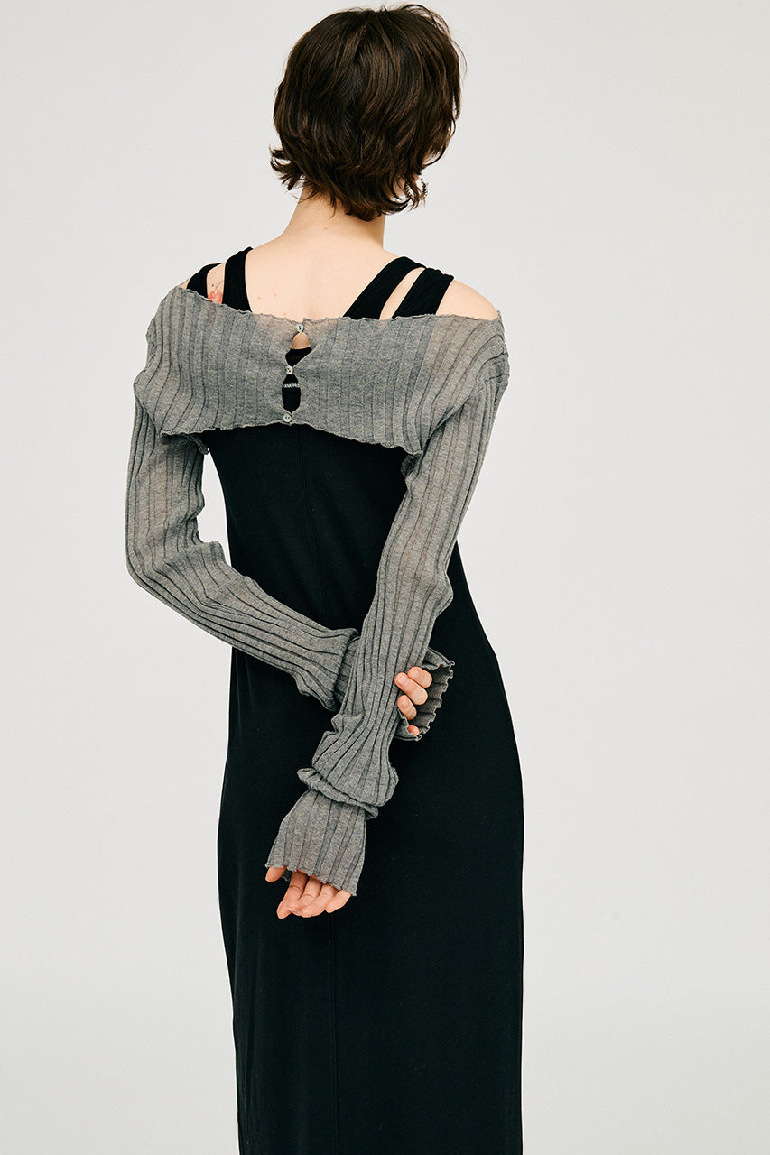 2WAY Sheer Rib Bolero - 26SUMMER