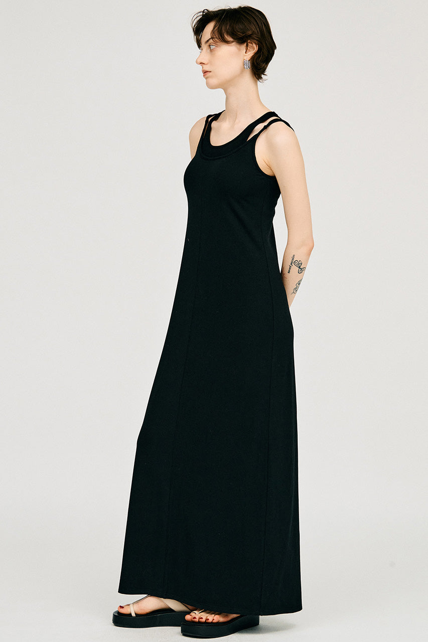 Double Neck Cup-In Cami Dress - 26SUMMER