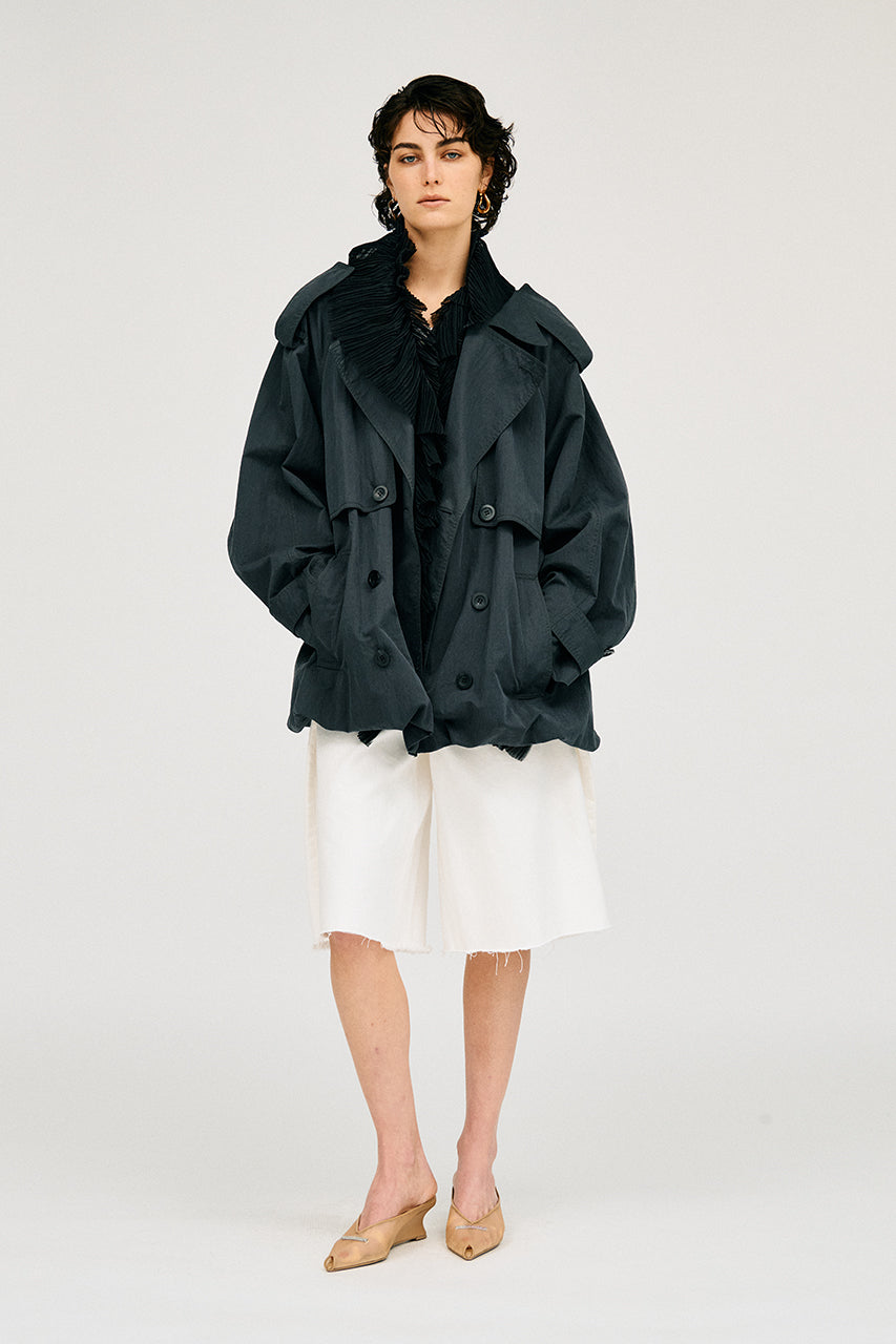 Balloon Hem Trench