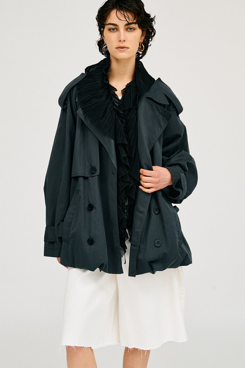 Balloon Hem Trench