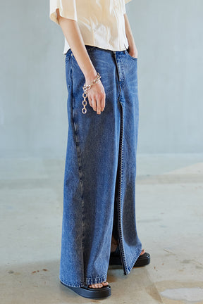 Twisted Layered Denim