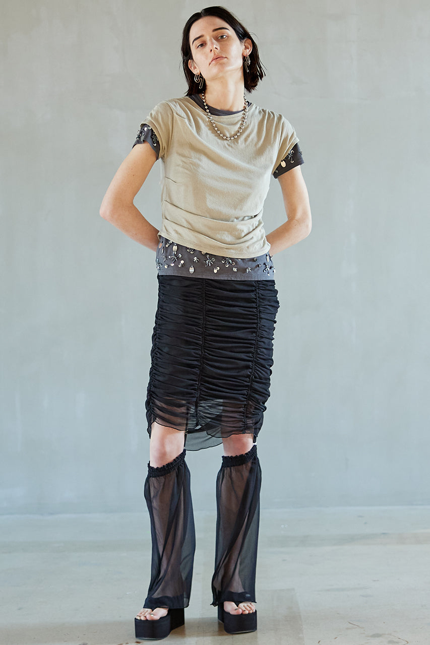 【SALE】Leg Cover Medium Skirt