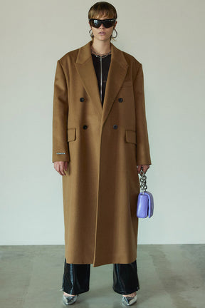 [Weboff Part number] Cashmere Beaver Double Chester Coat