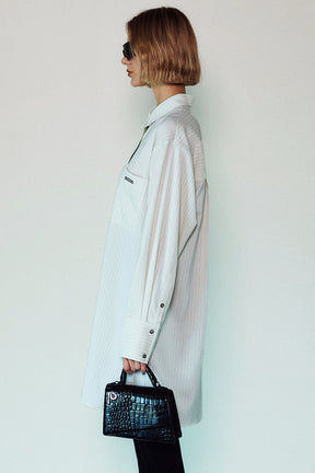 【SALE】Layered Apron Shirt Onepiece